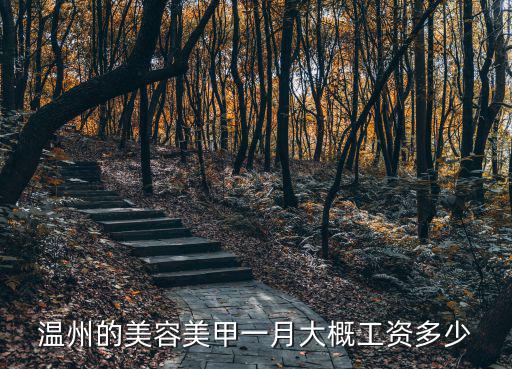 温州的美容美甲一月大概工资多少