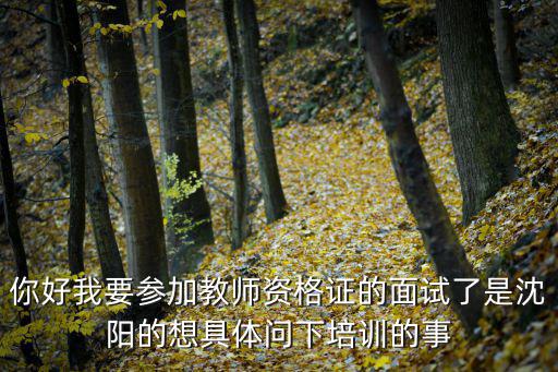 沈阳教师资格证培训多少钱，教师资格证培训费用