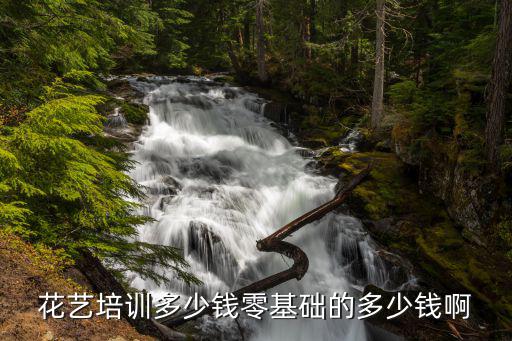 花艺培训多少钱零基础的多少钱啊