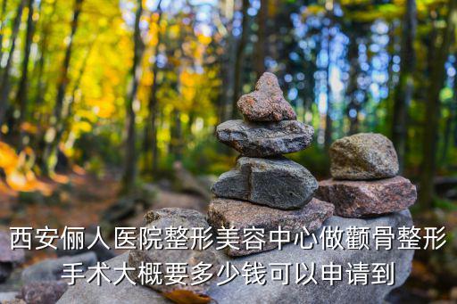 西安俪人医院整形美容中心做颧骨整形手术大概要多少钱可以申请到