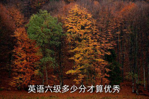 英语六级多少分才算优秀