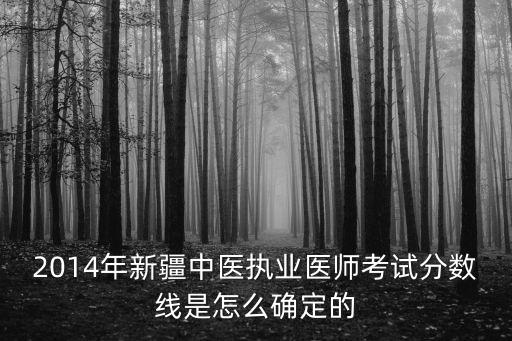 2014新疆执业医师分数线是多少，2014年临床执业医师资格考试分数线是多少