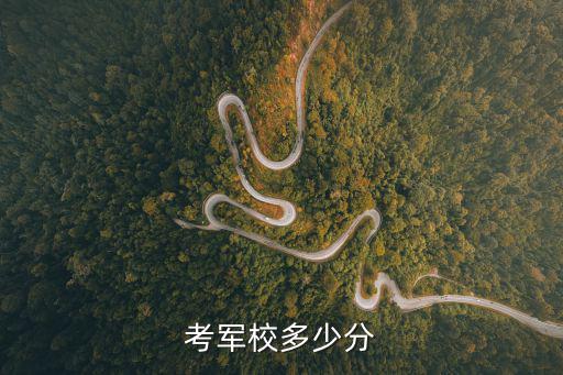 考军校多少分