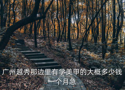 广州越秀那边里有学美甲的大概多少钱一个月急