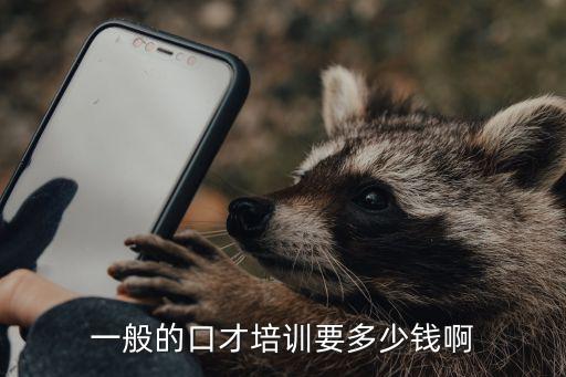 一般的口才培训要多少钱啊