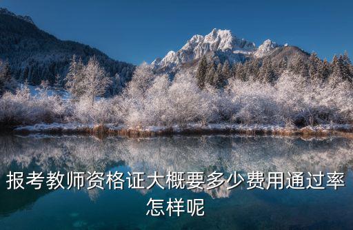 东莞教师资格证费用多少年，考教师证费用多少