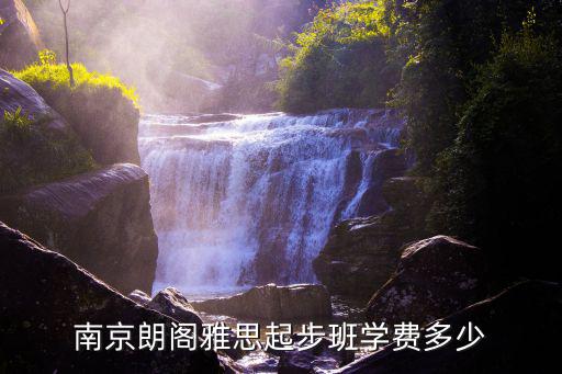 南京朗阁雅思起步班学费多少