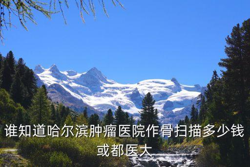 谁知道哈尔滨肿瘤医院作骨扫描多少钱或都医大