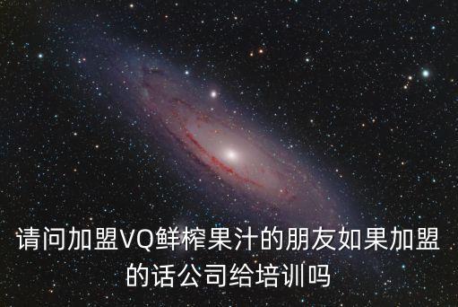 请问加盟VQ鲜榨果汁的朋友如果加盟的话公司给培训吗
