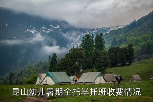 昆山幼儿暑期全托半托班收费情况
