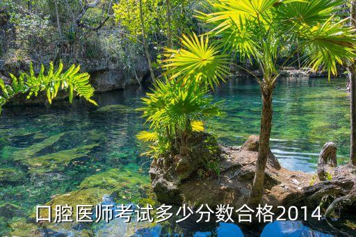 口腔医师考试多少分数合格2014
