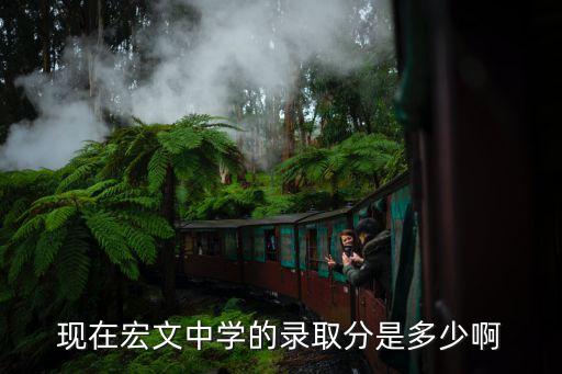 现在宏文中学的录取分是多少啊