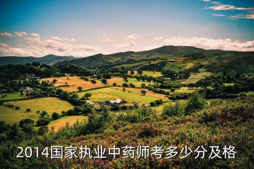 2014全国中药师考试多少成绩及格，2014国家执业中药师考多少分及格