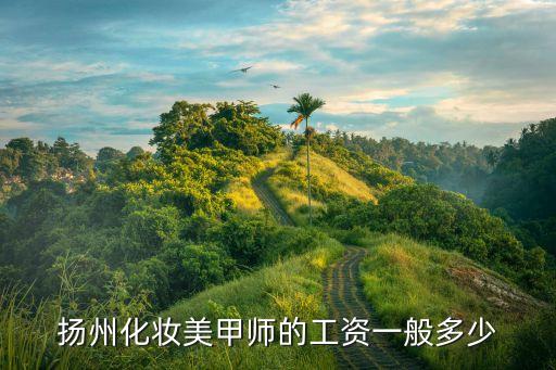 扬州化妆美甲师的工资一般多少
