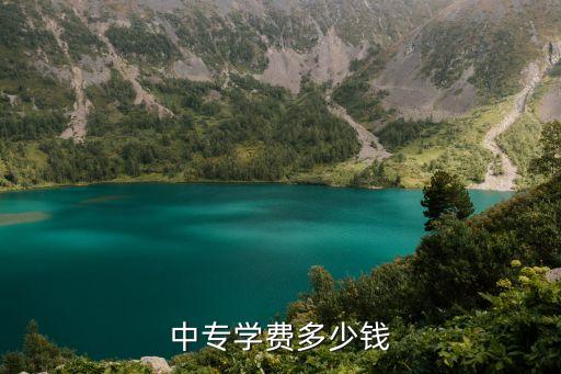 中专学费多少钱