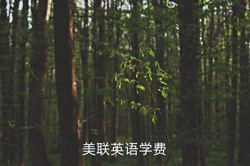 美联英语学费
