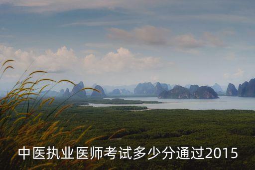 中医执业医师考试多少分数通过，中医执业医师考试多少分通过2014