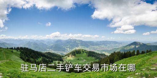 驻马店二手铲车交易市场在哪