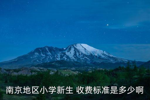 南京公办小学学费多少，宝宝想在南京上学不知道南京小学的择校费是多少钱是一次性的还