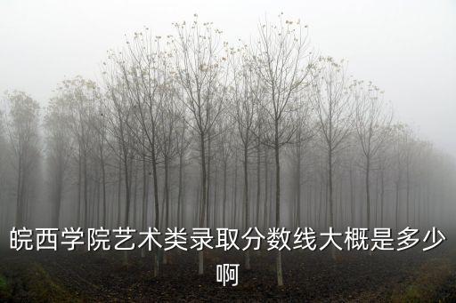 2014皖西学院美术综合分多少分可以上，皖西学院艺术类录取分数线大概是多少啊