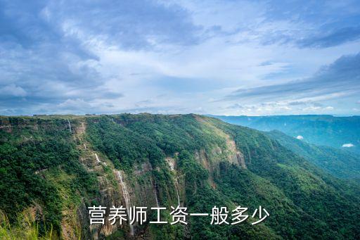 营养师工资一般多少