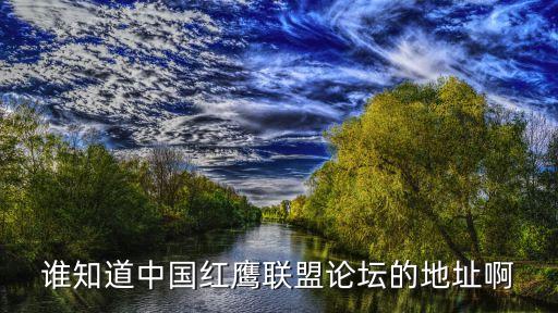 连云港红鹰网址多少，谁知道中国红鹰联盟论坛的地址啊