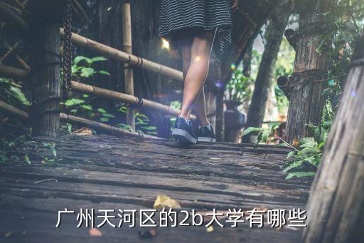 广州天河区的2b大学有哪些