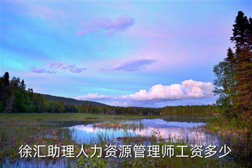 助理人力管理师工资多少，人力资源助理工资待遇怎么样