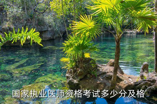 国家执业医师资格考试多少分及格
