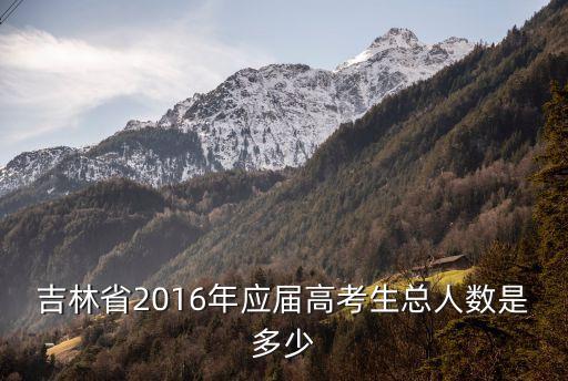 2016吉林省高考考生号是多少，2016年吉林省高考是6月几号 不知道别乱说