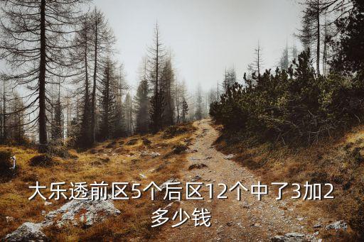 3加2加2多少钱，我中了超级大乐透32多少钱没追加