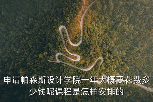 去帕森斯留学要多少钱，美国留学要准备多少钱