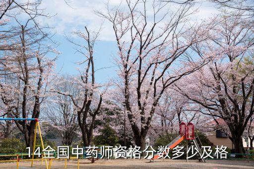 14全国中药师资格分数多少及格