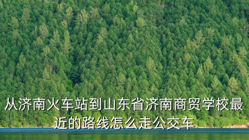 从济南火车站到山东省济南商贸学校最近的路线怎么走公交车
