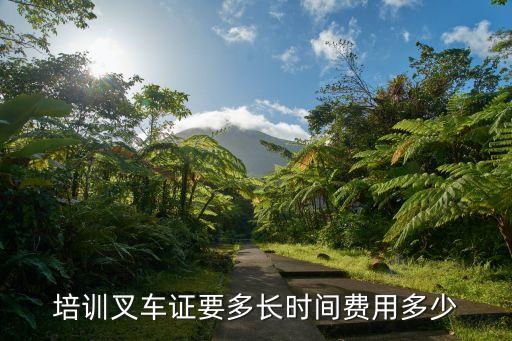 枣庄学叉车证多少时间，叉车证一般几个月可以考到啊求答啊
