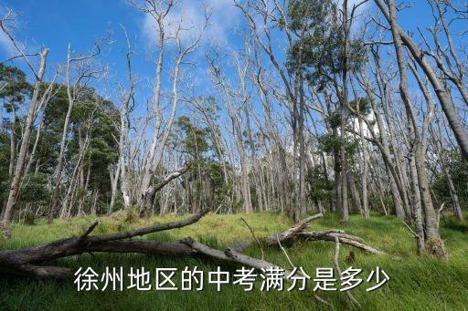 徐州地区的中考满分是多少