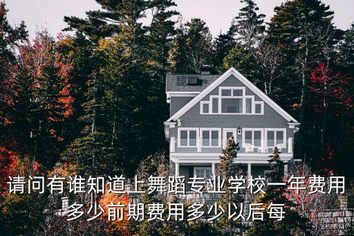 舞蹈班学费多少，学舞蹈一个学期要多少钱