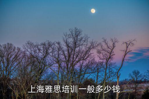 上海雅思培训一般多少钱