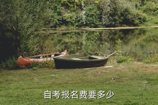 大自考报名多少钱，自考报名费要多少