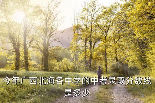 北海中考分数线是多少，北海市中考总成绩B大概多少分A呢