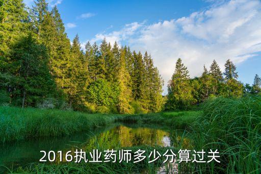 2016执业药师多少分算过关