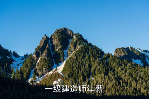 一级建造师年薪