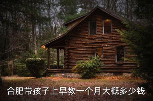 合肥早教中心学费多少，合肥幼儿师范学校一年的学费合住宿费是多少