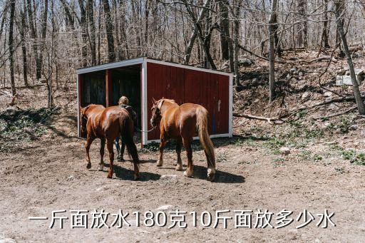 一斤面放水180克10斤面放多少水