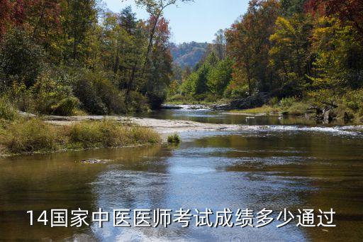 14国家中医医师考试成绩多少通过
