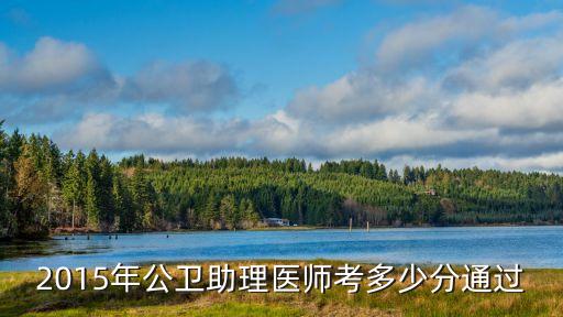 2015年公卫助理医师考多少分通过