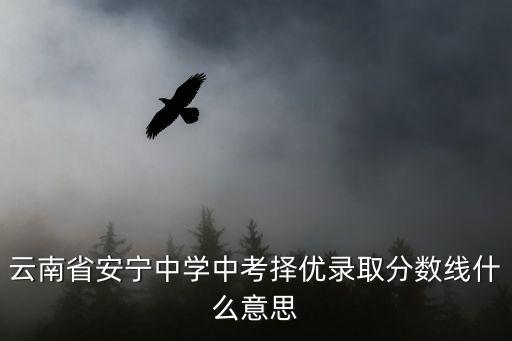 云南安宁中考录取分数线是多少，云南省安宁市第一中学高中录取分数线是多少
