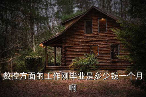 数控技校生毕业多少，数控专业中专毕业后大约多少钱一个月