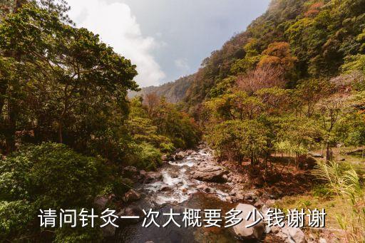 韶关针灸要多少，针灸大概要多少钱