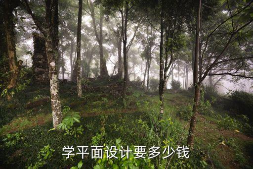 学平面设计要多少钱